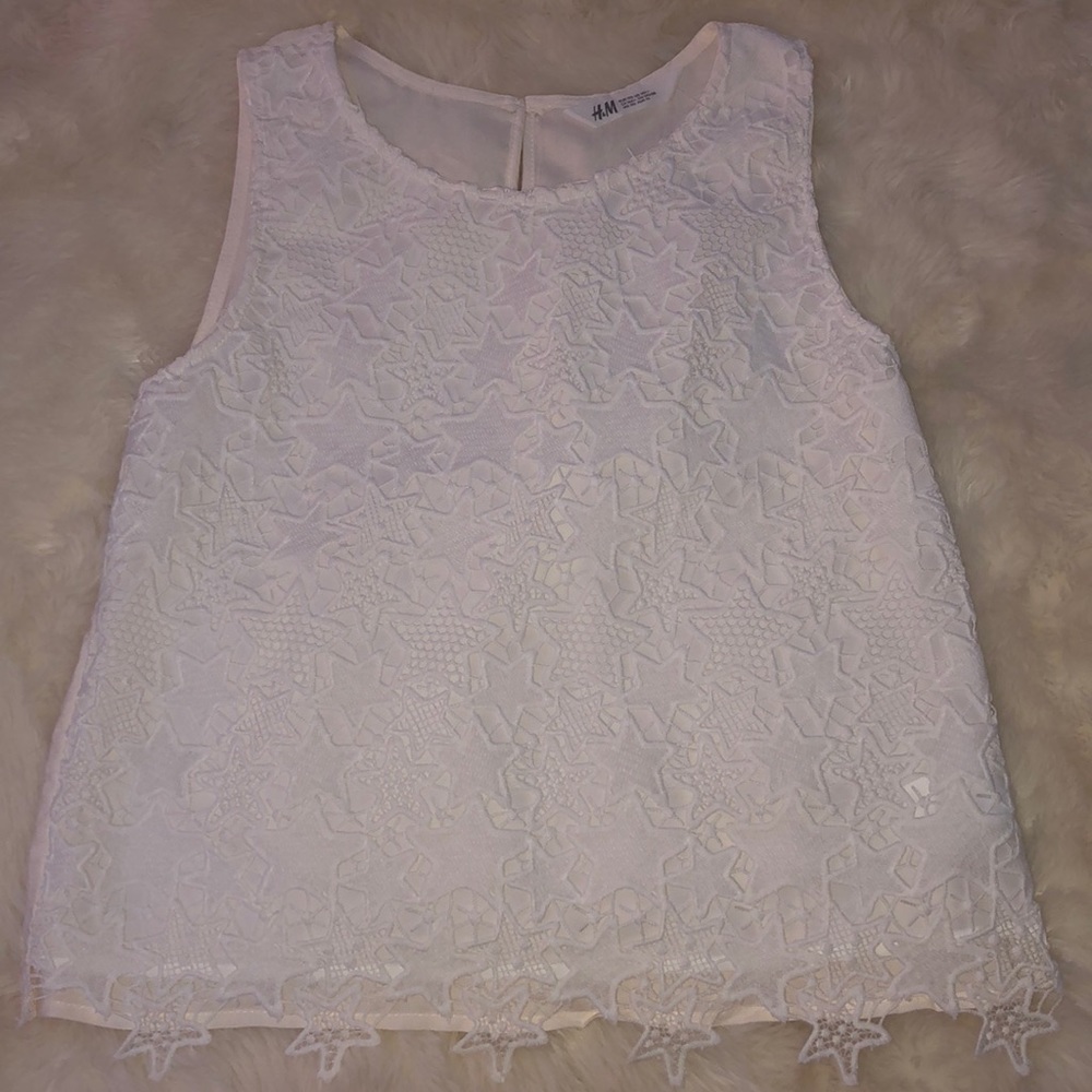 White Star Lace H&M shirt 14Y